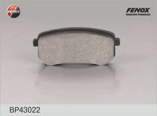 FENOX BP43022 Комплект тормозных колодок, дисковый тормоз
