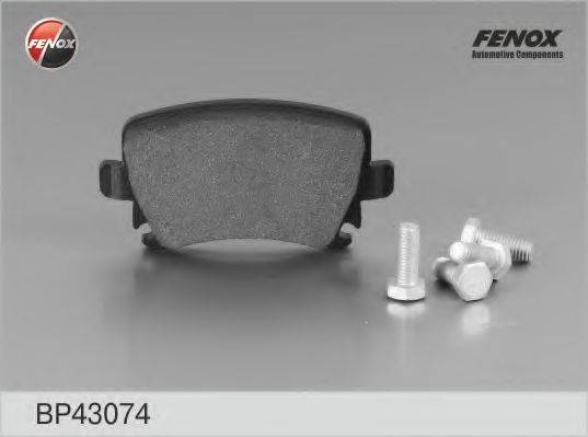 FENOX BP43074 Комплект тормозных колодок, дисковый тормоз