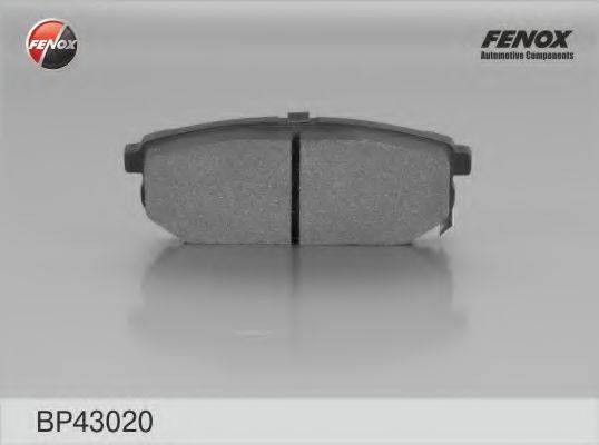 FENOX BP43020 Комплект тормозных колодок, дисковый тормоз