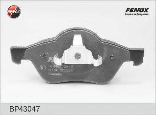 FENOX BP43047 Комплект тормозных колодок, дисковый тормоз
