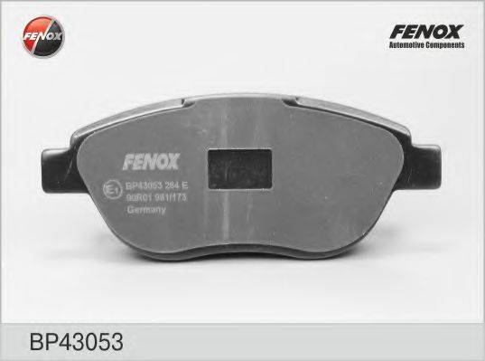 FENOX BP43053 Комплект тормозных колодок, дисковый тормоз