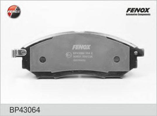FENOX BP43064 Комплект тормозных колодок, дисковый тормоз