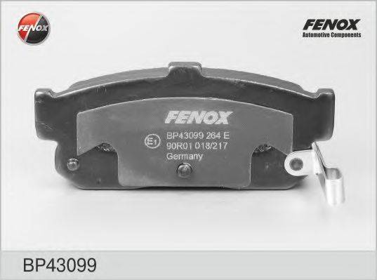 FENOX BP43099 Комплект тормозных колодок, дисковый тормоз