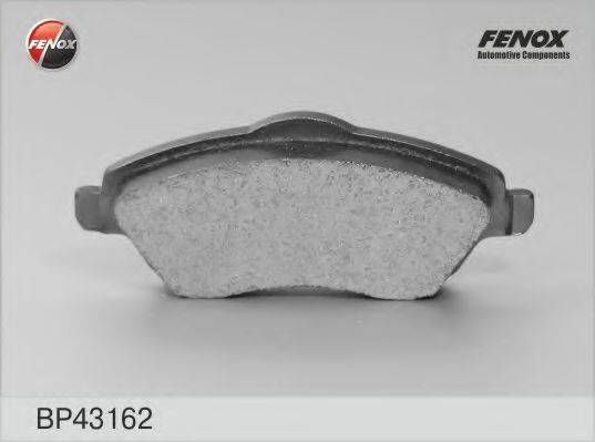 Комплект тормозных колодок, дисковый тормоз FENOX BP43162