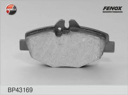 Комплект тормозных колодок, дисковый тормоз FENOX BP43169