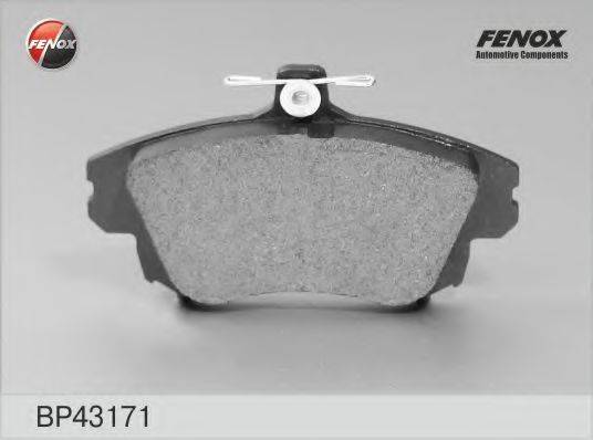 Комплект тормозных колодок, дисковый тормоз FENOX BP43171
