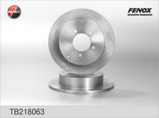 FENOX TB218063 Тормозной диск