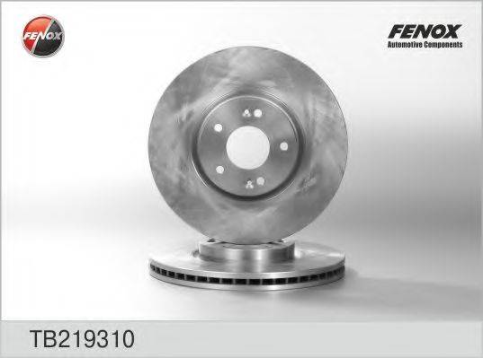FENOX TB219310 Тормозной диск