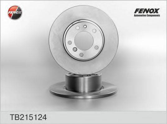 FENOX TB215124 Тормозной диск