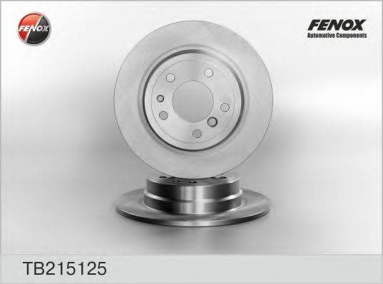 FENOX TB215125 Тормозной диск