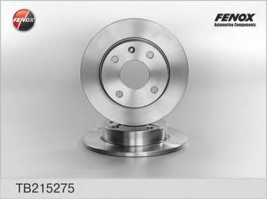 FENOX TB215275 Тормозной диск