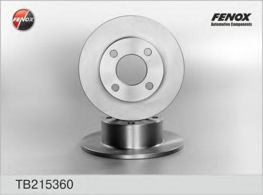 FENOX TB215360 Тормозной диск