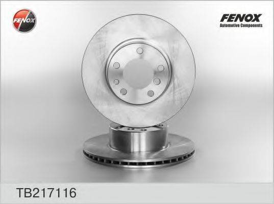 FENOX TB217116 Тормозной диск