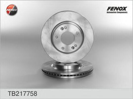 FENOX TB217758 Тормозной диск