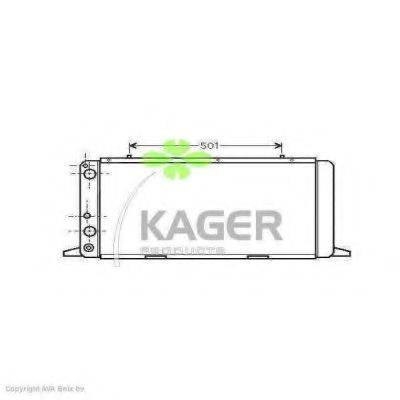 Радиатор, охлаждение двигателя KAGER 31-0005