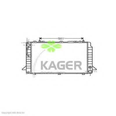 Радиатор, охлаждение двигателя KAGER 31-0018