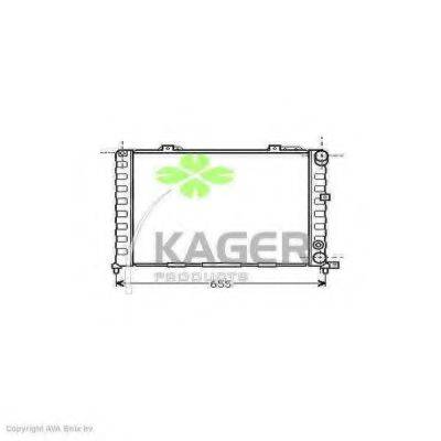 Радиатор, охлаждение двигателя KAGER 31-0056