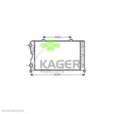 Радиатор, охлаждение двигателя KAGER 31-0067