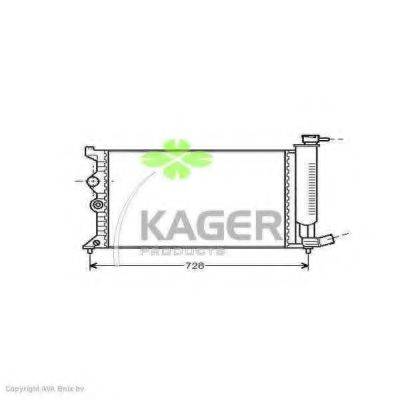 KAGER 310169 Радиатор, охлаждение двигателя