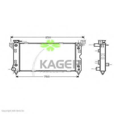 Радиатор, охлаждение двигателя KAGER 31-0214