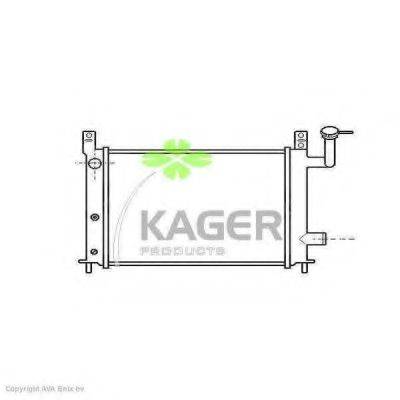 KAGER 310228 Радиатор, охлаждение двигателя
