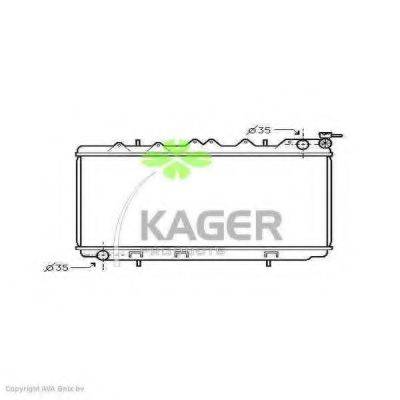 KAGER 310247 Радиатор, охлаждение двигателя