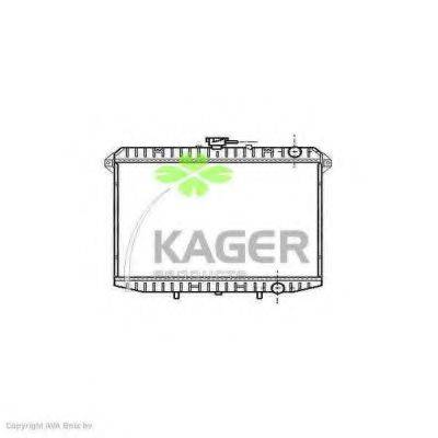 Радиатор, охлаждение двигателя KAGER 31-0258