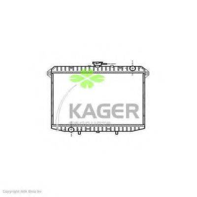 KAGER 310259 Радиатор, охлаждение двигателя