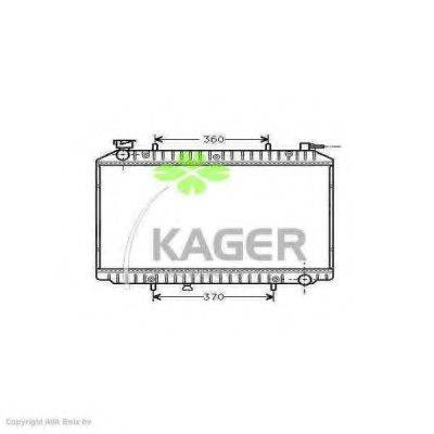 Радиатор, охлаждение двигателя KAGER 31-0262