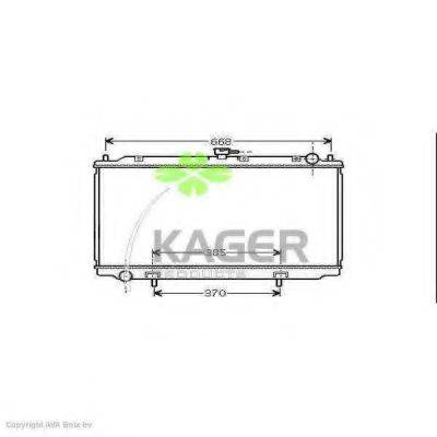KAGER 310275 Радиатор, охлаждение двигателя