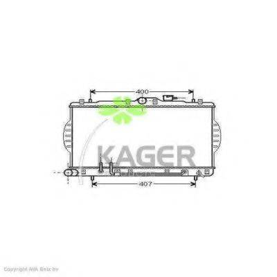 Радиатор, охлаждение двигателя KAGER 31-0514