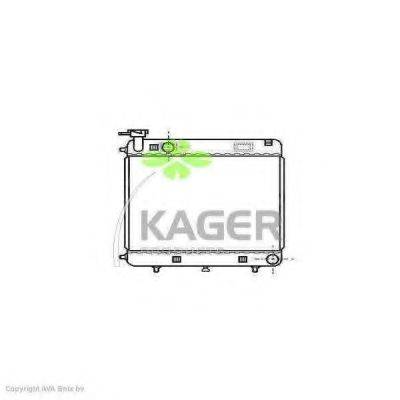 Радиатор, охлаждение двигателя KAGER 31-0599