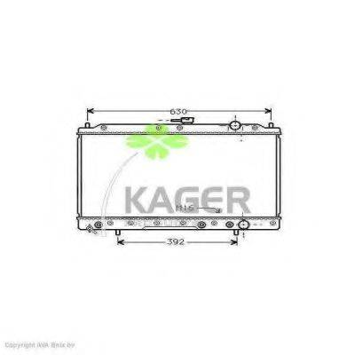 KAGER 310658 Радиатор, охлаждение двигателя