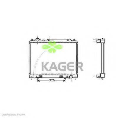 KAGER 310691 Радиатор, охлаждение двигателя