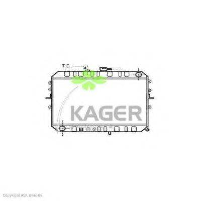Радиатор, охлаждение двигателя KAGER 31-0705