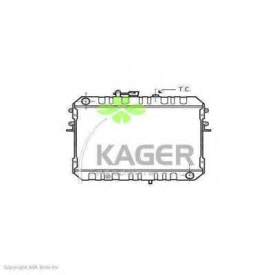 Радиатор, охлаждение двигателя KAGER 31-0706