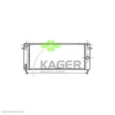 KAGER 310754 Радиатор, охлаждение двигателя