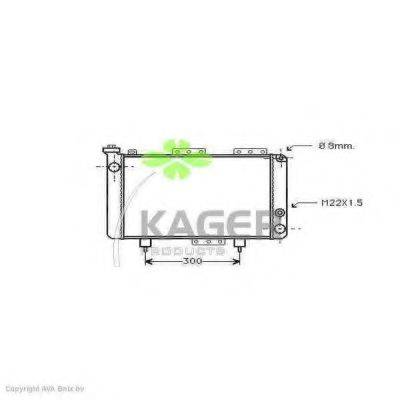 Радиатор, охлаждение двигателя KAGER 31-0903