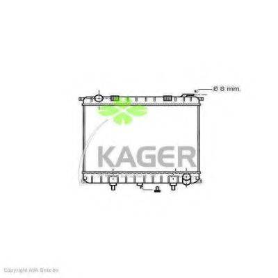 KAGER 313003 Радиатор, охлаждение двигателя