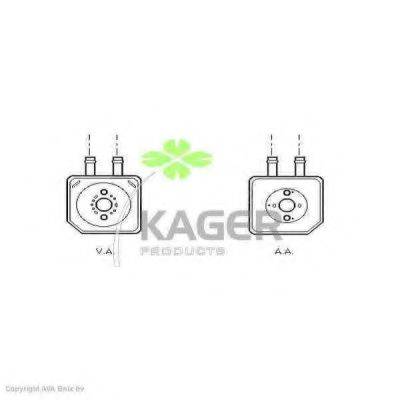 масляный радиатор, двигательное масло KAGER 31-3723