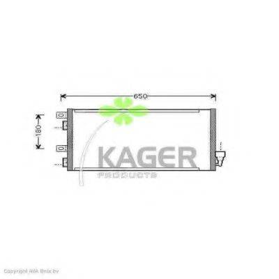 KAGER 945052 Конденсатор, кондиционер