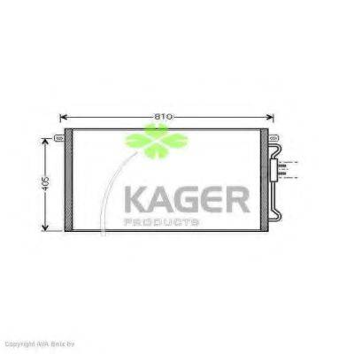 KAGER 945077 Конденсатор, кондиционер