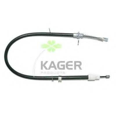 Трос, стояночная тормозная система KAGER 19-6248