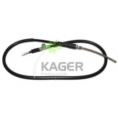 Трос, стояночная тормозная система KAGER 19-6355