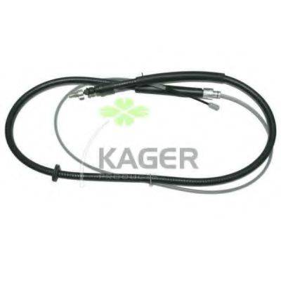 Трос, стояночная тормозная система KAGER 19-6417