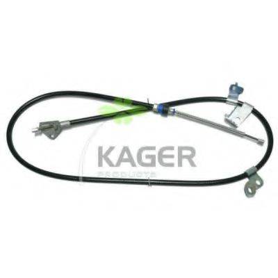 Трос, стояночная тормозная система KAGER 19-6535
