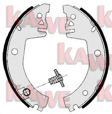 KAWE 05780 Комплект тормозных колодок