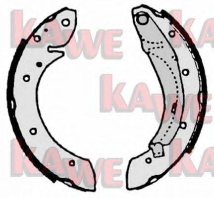 KAWE 07165 Комплект тормозных колодок