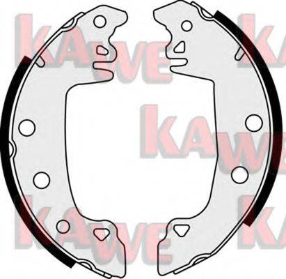 Комплект тормозных колодок KAWE 07520