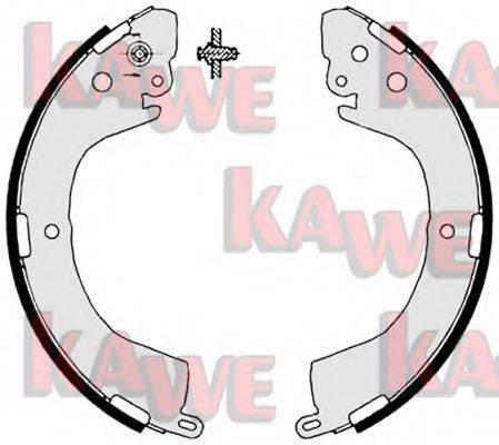 Комплект тормозных колодок KAWE 07890